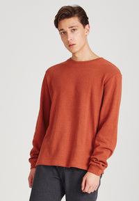 Givn Berlin Sweater TABOR aus recycelter Baumwolle Sweater Copper