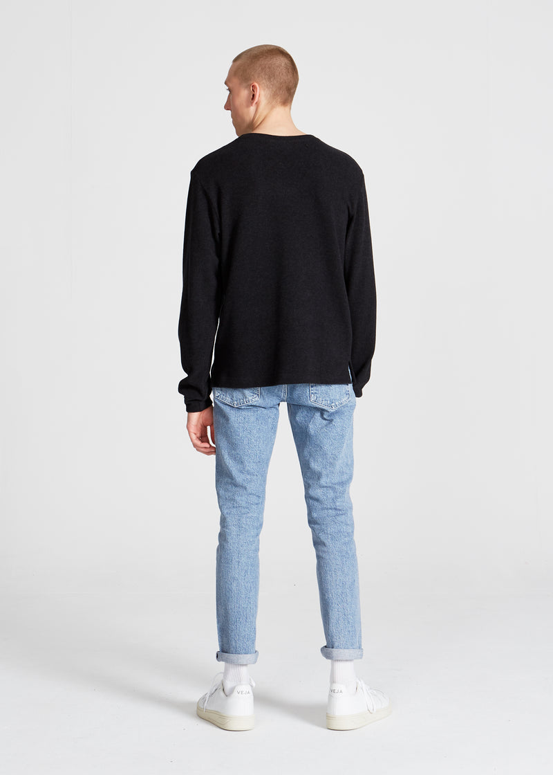 Givn Berlin Sweater TABOR aus recycelter Baumwolle Sweater Dark Grey