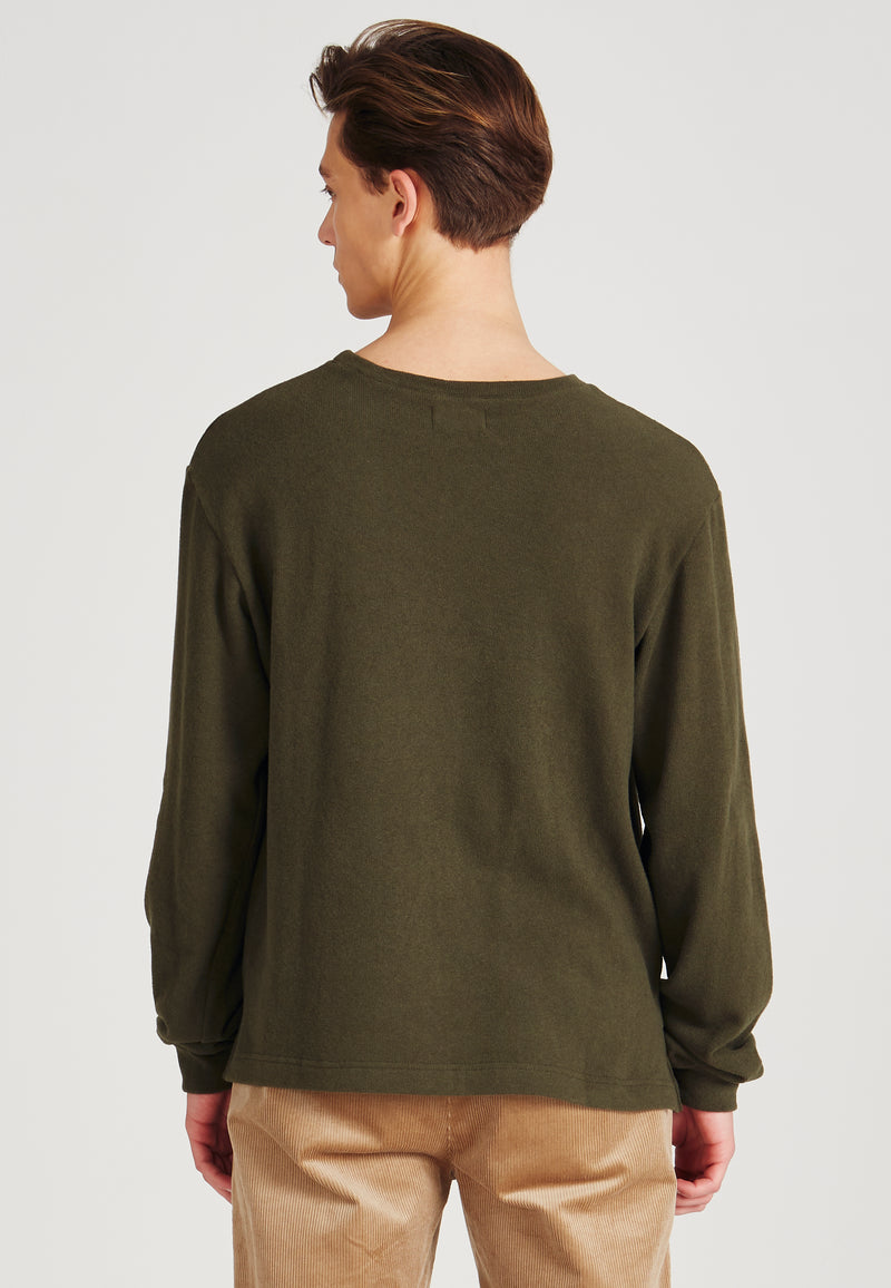 Dark olive sweater shop
