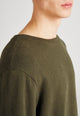 Givn Berlin Sweater TABOR aus recycelter Baumwolle Sweater Dark Olive
