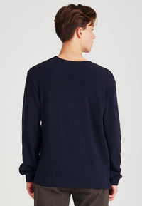 Givn Berlin Sweater TABOR aus recycelter Baumwolle Sweater Midnight Blue