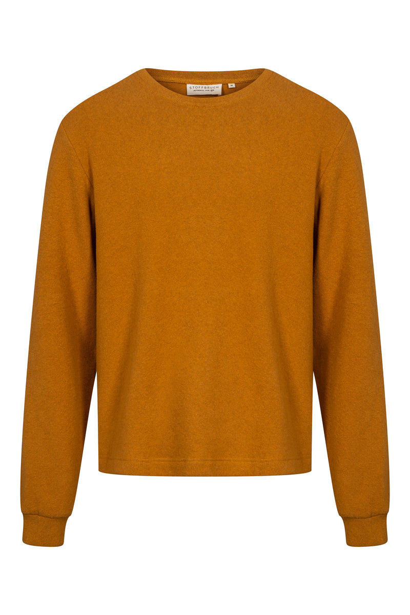 Givn Berlin Sweater TABOR aus recycelter Baumwolle Sweater Mustard