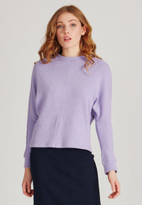 Givn Berlin Sweater WILMA aus recycelter Baumwolle Sweater Lavender