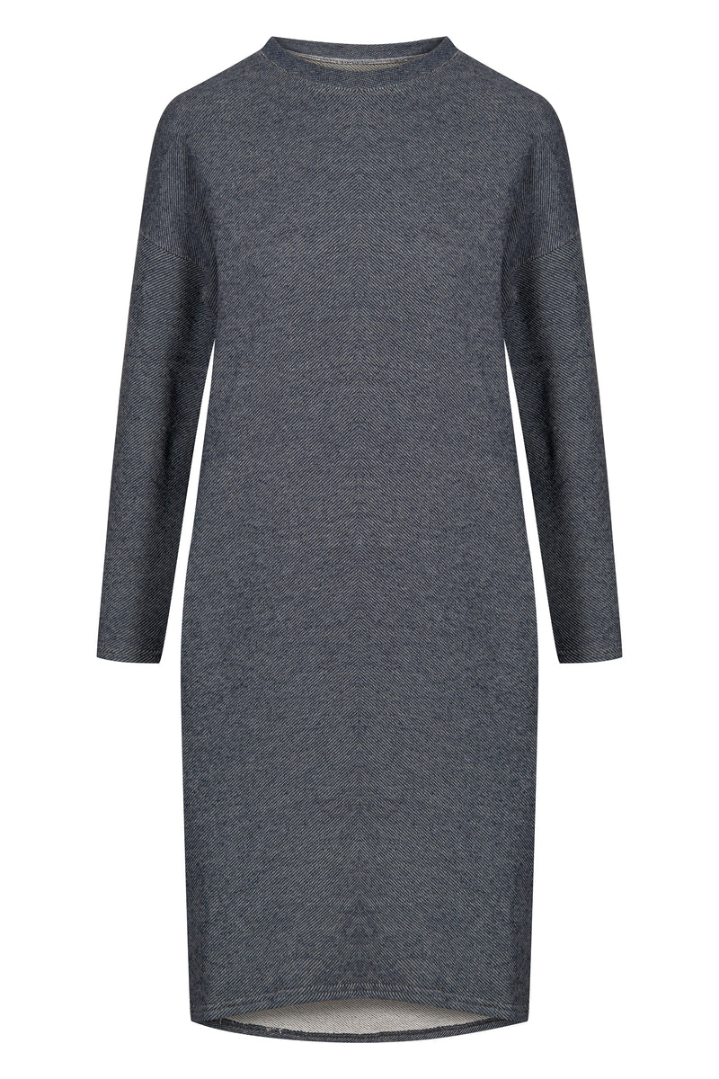 Givn Berlin Sweatkleid HELEN aus Baumwolle Dress Blue