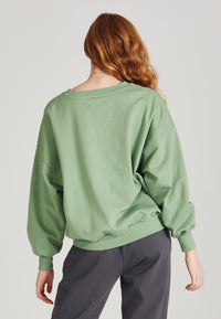 Sweatshirt ARIANA aus Bio-Baumwolle - Apple Green