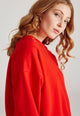 Sweatshirt ARIANA aus Bio-Baumwolle - Lava Red