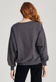 Sweatshirt ARIANA aus Bio-Baumwolle - Shadow Grey