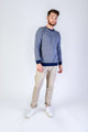 Givn Berlin Sweatshirt CANTON aus Baumwolle Sweater Blue Melange