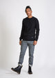 Givn Berlin Sweatshirt CANTON aus Baumwolle Sweater Black (Diagonal Stripes)