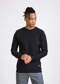 Givn Berlin Sweatshirt CANTON aus Baumwolle Sweater Black (Diagonal Stripes)