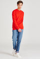 Sweatshirt CANTON organic cotton -Lava Red