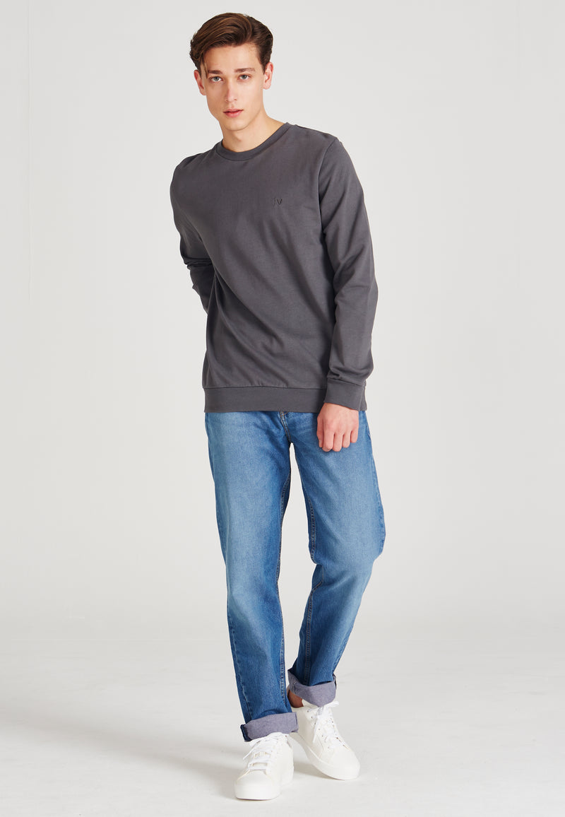 Sweatshirt CANTON organic cotton - Shadow Grey