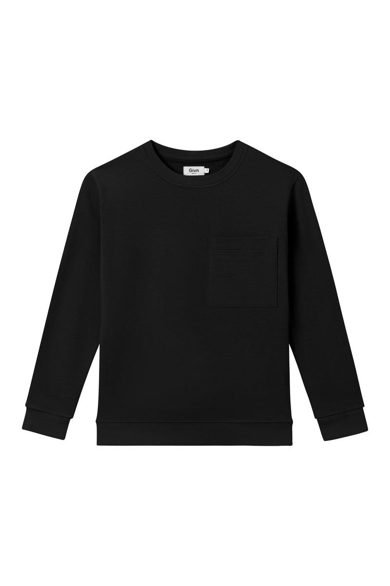 Givn Berlin Sweatshirt GORDON aus Bio-Baumwolle Sweater Black