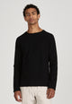 Givn Berlin Sweatshirt IAN aus Bio-Baumwolle Sweater Black (Waffle)