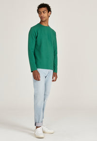 Givn Berlin Sweatshirt IAN aus Bio-Baumwolle Sweater Forest Green (Waffle)