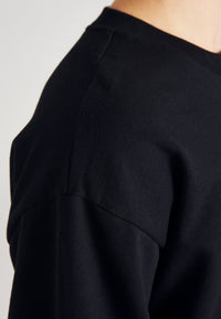 Sweatshirt KILIAN aus Bio-Baumwolle - Black
