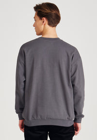 Sweatshirt KILIAN organic cotton - Shadow Grey