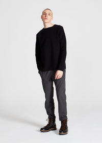 Givn Berlin Sweatshirt MANU aus Bio-Baumwolle Sweater Black (Rib)