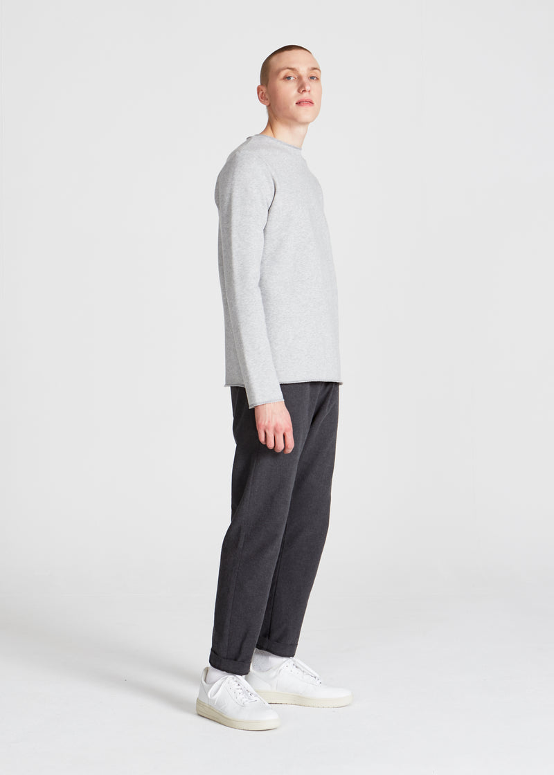 Sweatshirt MANU aus Bio-Baumwolle - Mercury Grey