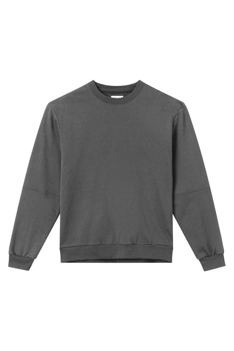 Givn Berlin Sweatshirt NICK aus Bio-Baumwolle Sweater Shadow Grey