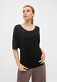 Givn Berlin T-Shirt ALICE aus TENCEL™ Lyocell T-Shirt Black (Tencel)