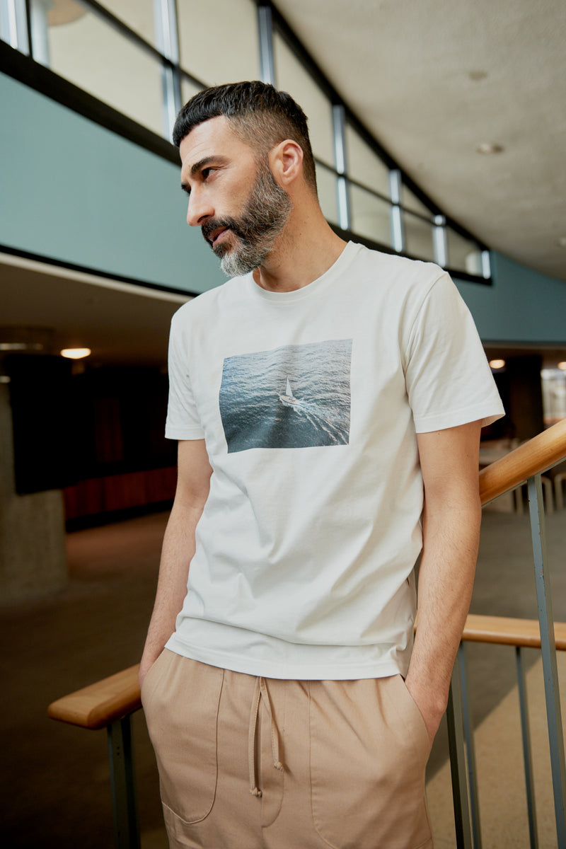 Givn Berlin T-Shirt COLBY (Boat) aus Bio-Baumwolle T-Shirt White