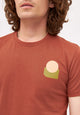 Givn Berlin T-Shirt COLBY (Forms) aus Bio-Baumwolle T-Shirt Terracotta