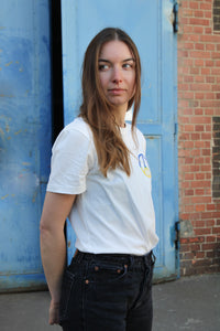 Givn Berlin T-Shirt COLBY (Peace) aus Bio-Baumwolle T-Shirt White