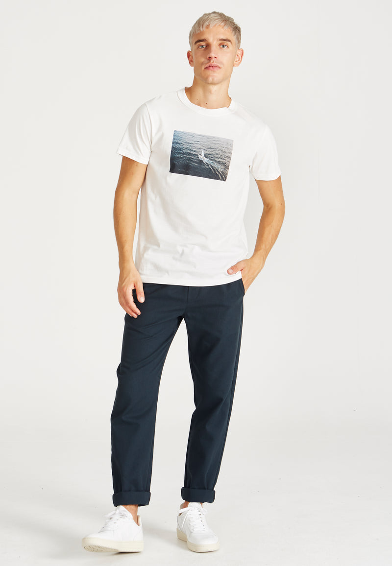 Givn Berlin T-Shirt COLBY (Boat) aus Bio-Baumwolle T-Shirt White