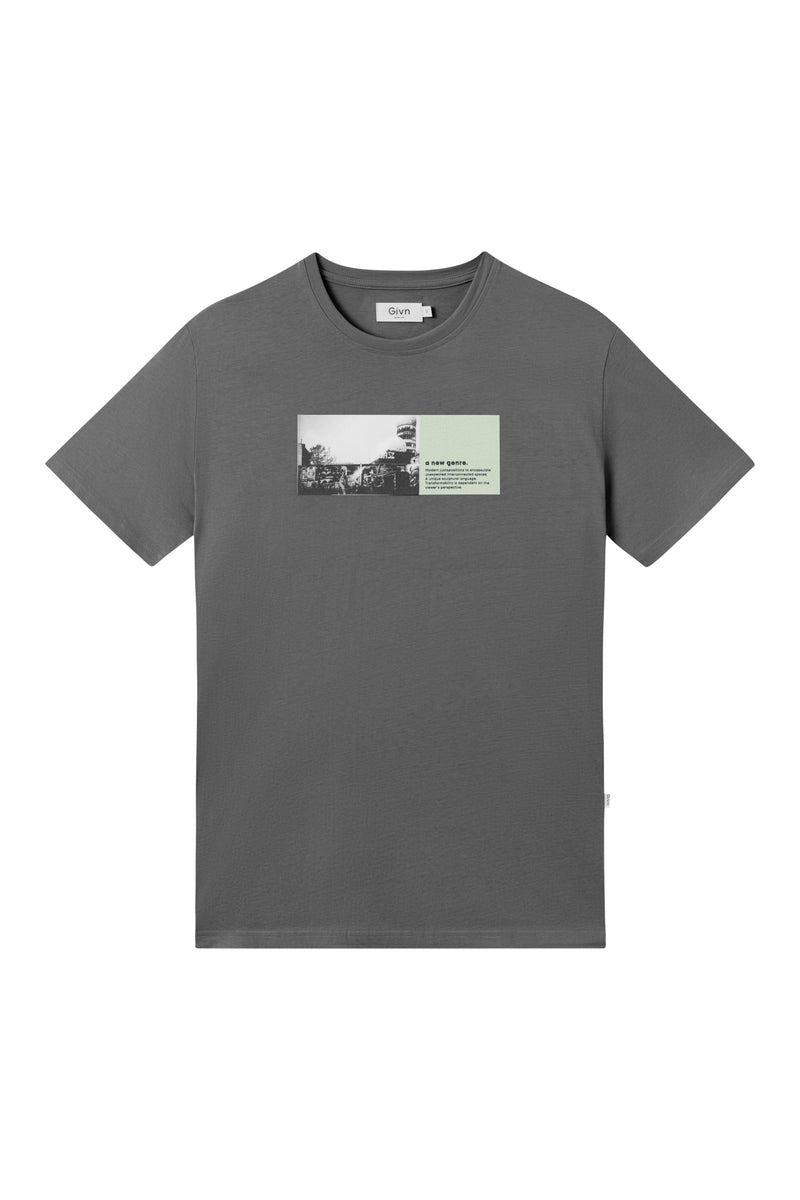 Givn Berlin T-Shirt COLBY (New Genre) aus Bio-Baumwolle T-Shirt Shadow Grey