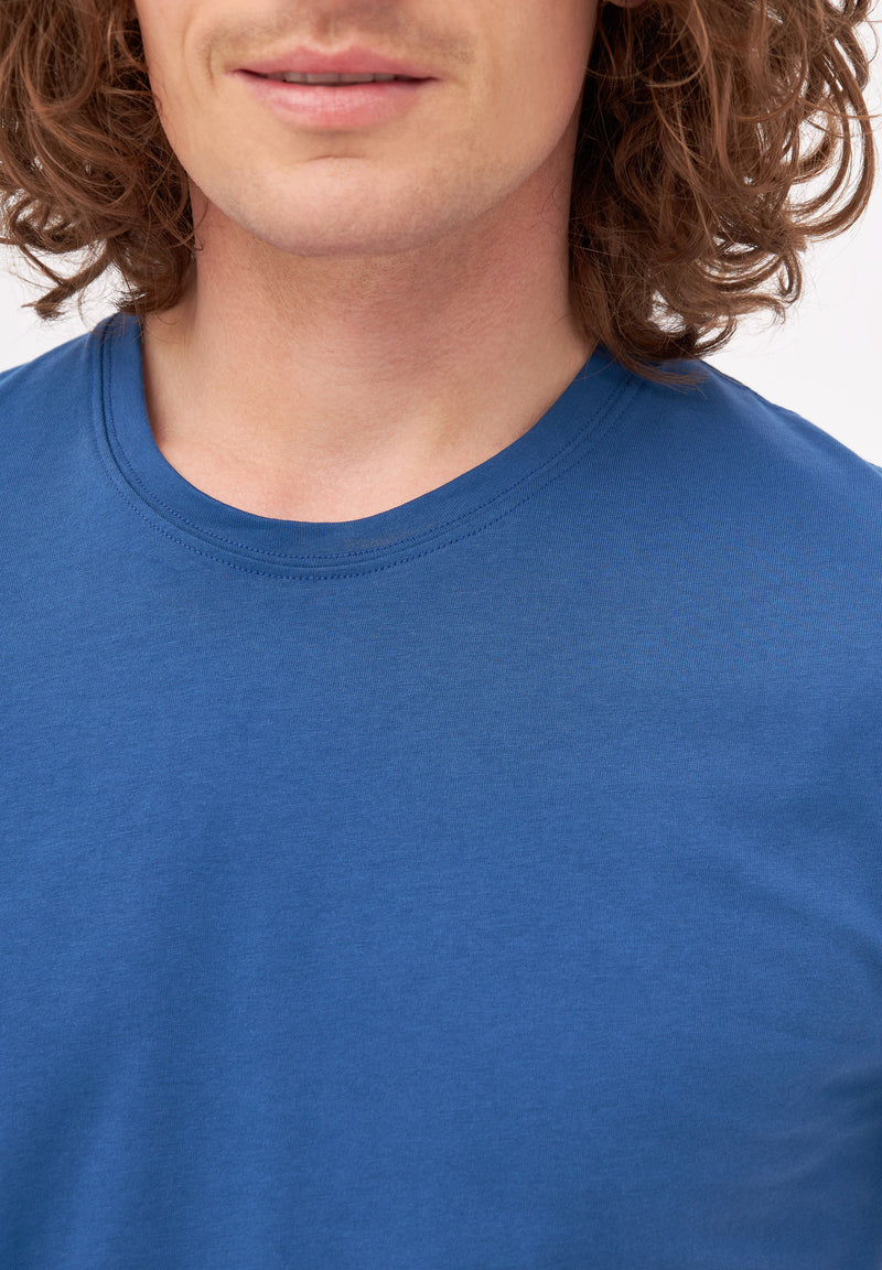 Givn Berlin T-Shirt COLBY aus Bio-Baumwolle T-Shirt Ocean Blue