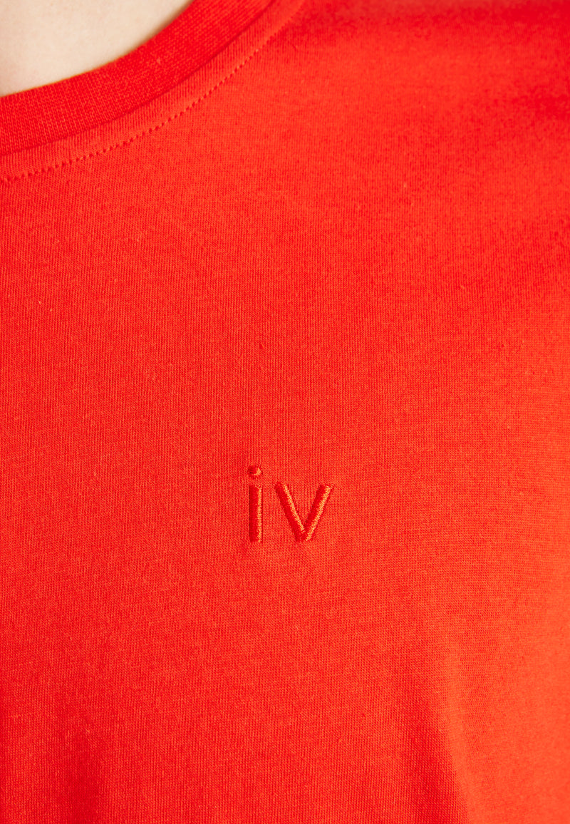 Givn Berlin T-Shirt COLBY (iv) aus Bio-Baumwolle T-Shirt Lava Red