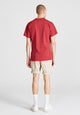 Organic Cotton T-shirt FRANK - Brick Red