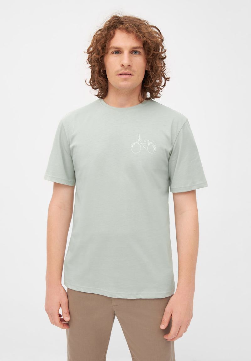 Givn Berlin T-Shirt LASSE (Bicycle) aus Bio-Baumwolle T-Shirt Sage