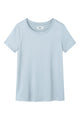 Givn Berlin T-Shirt LENA aus TENCEL™ Lyocell T-Shirt Misty Blue (Tencel)