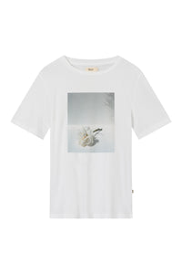 Givn Berlin T-Shitr MASHA (Rose)  aus Bio-Baumwolle T-Shirt White