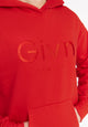 Givn Berlin Unisex-Hoodie COLIN aus Bio-Baumwolle Sweater Lava Red