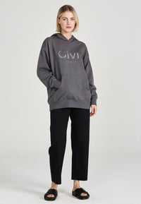 Givn Berlin Unisex-Hoodie COLIN aus Bio-Baumwolle Sweater Shadow Grey