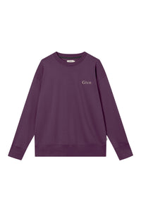 Givn Berlin Unisex-Sweater NINO aus Bio-Baumwolle Sweater Dark Purple