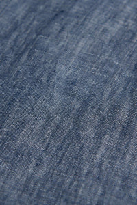 Givn Berlin Stehkragen-Hemd WES aus Leinen Buttoned Shirt Light Blue (Linen)