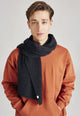 Wollschal NICO aus Bio-Wolle - Dark Grey (Wool)