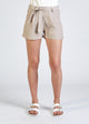 Linen shorts JESSICA in linen - Camel (Linen)