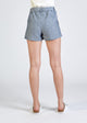 Linen shorts JESSICA in linen - Light Blue (Linen)